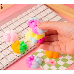 1 Adet Kedi Patisi, Taba Sukuşi, Squishy Pati, Tüylü Pati, Stress Oyuncak 4 cm Mini