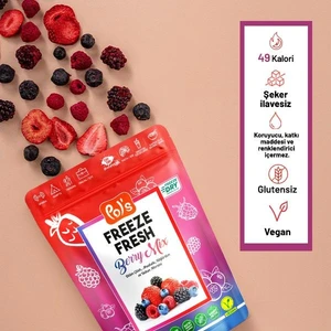 Pol's Freeze Fresh Dondurularak Kurutulmuş Berry Mix 16 gr