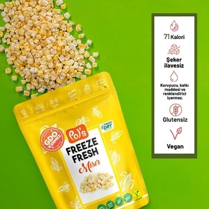Pol's Freeze Fresh Pol’s Freeze Fresh Dondurularak Kurutulmuş Mısır 25 gr