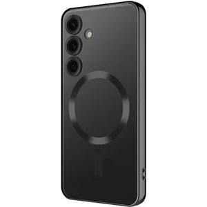 Samsung Galaxy S24 Fe Kılıf Kamera Lens Korumalı Renkli Magsafe Şeffaf Silikon Lila