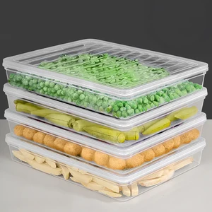 4'lü Şeffaf Kapaklı Mikrodalga Uyumlu Saklama Kabı - Organizer Düzenleyici Gıda Erzak Kabı 4X2400ML