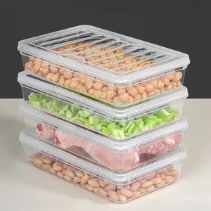 4'lü Şeffaf Kapaklı Mikrodalga Uyumlu Saklama Kabı - Organizer Düzenleyici Gıda Erzak Kabı 4X1200ML