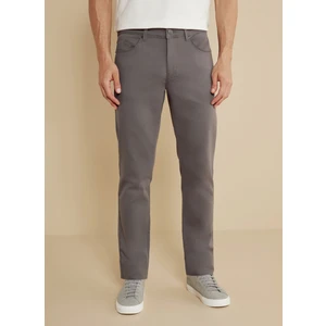 Gri Erkek Normal Bel Slim Fit Pantolon BBSS25MPT025