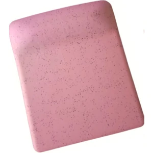 Pembe Renkli Kum Desen Bilek Destekli Kaymaz Taban Bilgisayar Notebook Mouse Pad - Bileklikli Maus Ped