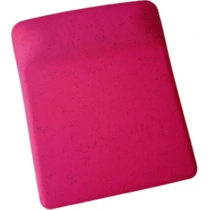 Fuşya Renkli Kum Desen Bilek Destekli Kaymaz Taban Bilgisayar Notebook Mouse Pad - Bileklikli Mauspad