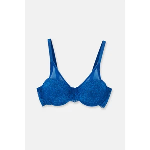 Sax Mavisi Dantelli Balensiz Soft Sütyen