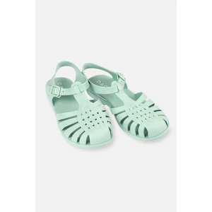 Mint Yeşili Kadın Bantlı Mat Jelly Sandalet