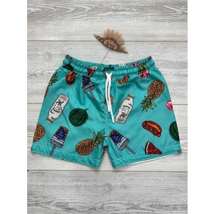 Su Tutmayan Paraşüt Kumaş Erkek Çocuk Deniz Şortu