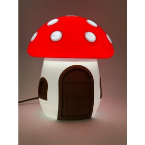 Cevizdizayn Abajur Mantar Şirin Peri Evi Gece Lambası Masa Lambası