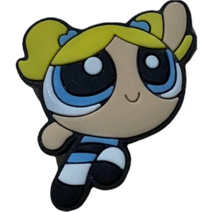 PowerPuff Girls Bubbles Temalı Temalı Jibbitz Crocs Terlik Süsü
