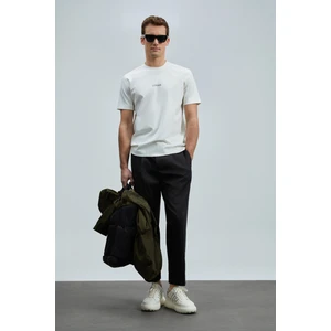 Marcus Modern Grafik T- Shirt Siyah