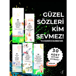 30'lu Kitap Ayracı Seti - Sözler