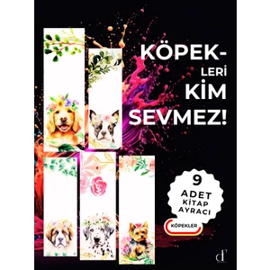 9'lu Kitap Ayracı Seti - Köpekler
