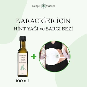 KARACİĞER Sargı Bezi +100 ML HİNT YAĞI (HEXANSIZ)