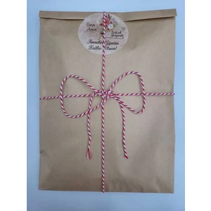 1 Adet 25X35 Orta Boy Anneler Günü Hazır Hediye Paketi Seti (Hediye Paketi + Ip+ Etiket)