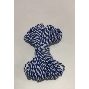 10 Metre Mavi Beyaz Marteniçka Ip Paketleme Ipi Süs Ipi