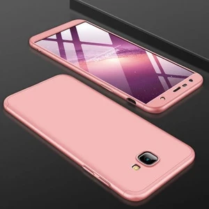 Techno Guru Samsung Galaxy J4 Plus 3 Parçalı Tam Koruma Şık Astrea Premium Sert Kılıf