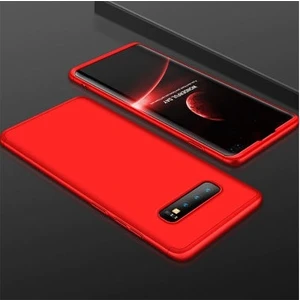 Techno Guru Samsung Galaxy S10 Plus 3 Parçalı Tam Koruma Şık Astrea Premium Sert Kılıf