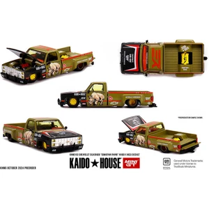 Mini Gt x Kaido 1/64 //153 Chevrolet Silverado “sumatran Rhino” Kaıdo x Mızu Diecast