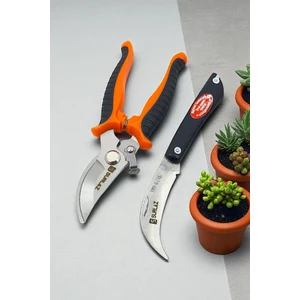 Bağ Bahçe Dal Bağ Budama Makası Cep Çakısı Bıçkı 2'li Bahçe Set