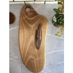 Twins Wood Craft Ceviz Ağacı Kesme Tahtası ve Sunumluk (52X21X2CM)