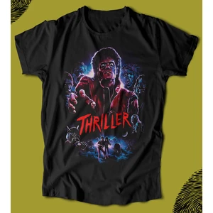 'michael Jackson - Thriller'  Baskılı 'regular-Fit' Unisex Tişört