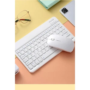 Apple iPad 11.nesil A16 A3354 A3355 Uyumlu Bluetooth Klavye Mouse Set