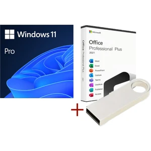 Windows 11 Pro + Office 2021 Flash Bellek 64 GB USB - Aktarabilir - Kurulum Desteği