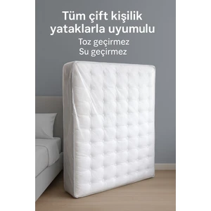 Ultra Kalın Çift Kişilik Yatak Koruma Naylonu Taşıma Taşınma Saklama Poşeti Baza Ambalaj Kılıfı