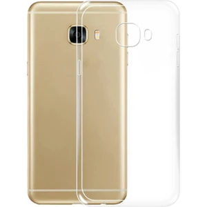 Galaxy C5 Kılıf Esnek ve Şeffaf Nuda Premium TPU Silicone Cover