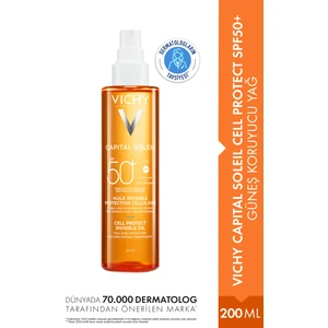 Capital Soleil Cell Protect  Spf 50 - Güneş Koruyucu Yağ 200ml