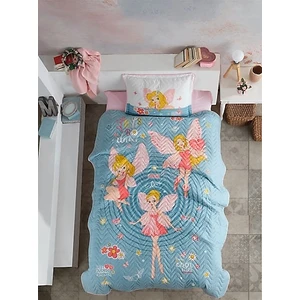 Ranforce Yatak Örtüsü Tek Kişilik Power Girl Turkuaz