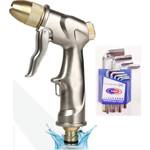 Makro Yapı Otomatik Metal Sulama Tabanca Pro Sulama Tabancası Fiskiye