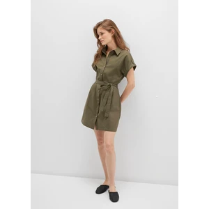 Haki Gömlek Elbise 1310723-71549