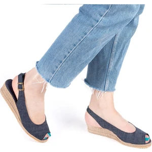 Gerçek Elişi Özel Imalat Elişi Günlük Rahat 3cm Bantlı Sandalet Handmade