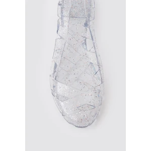 Babeto Şeffaf Simli Bayan Deniz Ayakkabısı