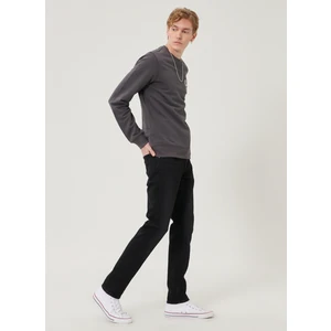 Luke Slim Fit Düşük Bel Siyah Erkek Jean Pantolon