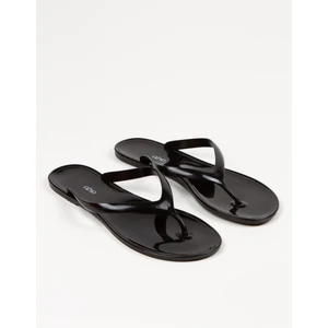 Desta Siyah Parmak Arası Jel Yazlık - Günlük Plaj Terliği