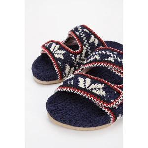 Çinta Lacivert Kardesen Ev Terliği