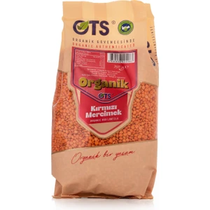 OTS Organik Kırmızı Mercimek 750 g.