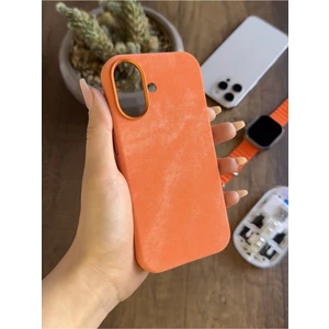 iPhone 16 Uyumlu Kadife Yüzeyli Magsafe Uyumlu Premium Kılıf SOOCASE691