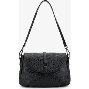 Kadın Hakiki Deri Siyah Kol Çantası 898 2968 Bn Cnt Y25 Sıyah Tmsh