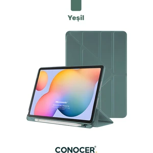 Galaxy Tab S9 Fe / S10 Fe 10.9” Inç Uyumlu Kalem Bölmeli Katlanabilir Standlı Koruyucu Tablet Kılıfı