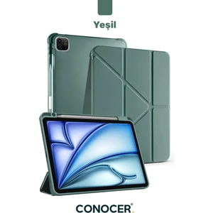iPad Air 11” Inç M2/m3 Çip, Air 4./5. Nesil 10.9” Inç Tablet Kılıfı Kalem Bölmeli, Uyku Modlu