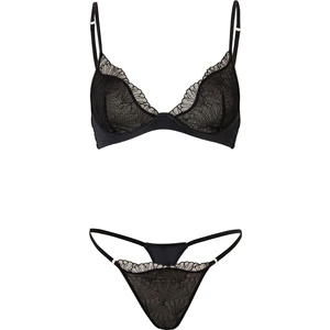 Siyah Dantelli Balensiz Soft Sütyen