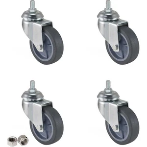 4'lü Civatalı Tpe Döner Tekerlek - 75 mm Çap