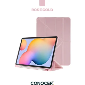 Samsung Galaxy Tab S9 Fe Plus 12.4" Inç Kılıf Kalem Bölmeli Katlanır Standlı Tablet Kılıfı