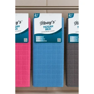 Ilbay’s 2’li Mikrofiber Tezgah Bezi 40X40 cm Süper Emici Leke Bırakmaz Bez