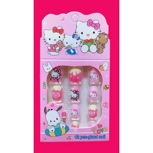 Monicatime Kendinden Yapışkanlı Çocuk Takma Tırnağı Hello Kitty