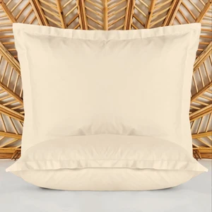 Soft Basic Oxford 2'li Yastık Kılıfı - Bej - 50X70 cm